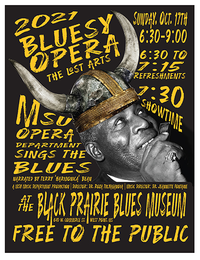 Howlin Wolf Blues Opera Poster PR 21-3